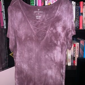 Purple American Eagle soft and sexy top